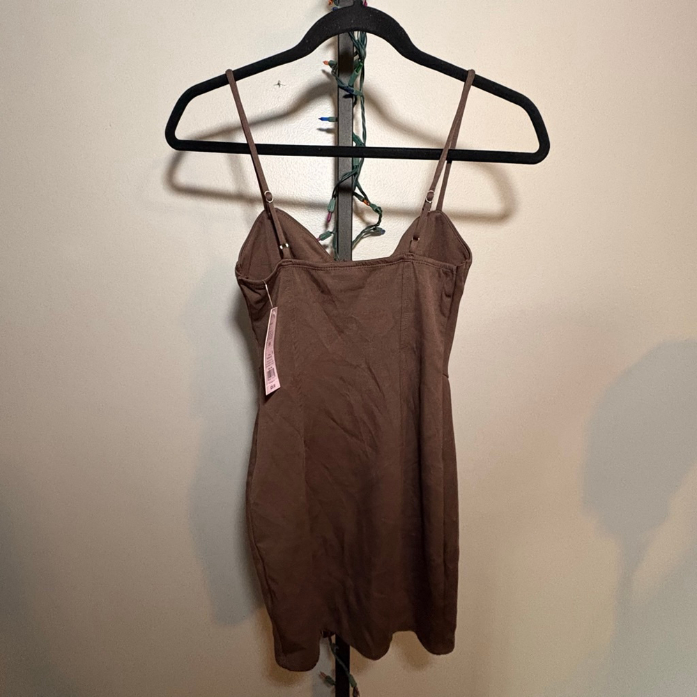 Women's Target Brown Mini Dress XXS - Picture 3 of 5